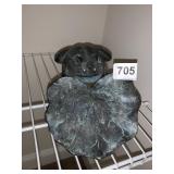 CAST IRON FROG W/ LILLY PAD