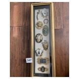 SHADOWBOX W/ PINS 18" X 5.5"