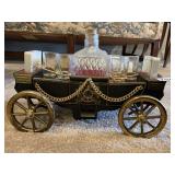 MUSICAL WAGON W/ CARDS AND SHOT GLASSES