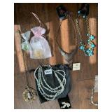 CUFF LINKS, NECKLACES, PINS