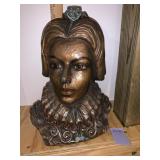 PLASTER BRONZE FINISH HEAD
