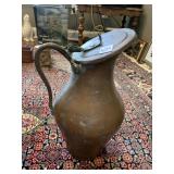 METAL VINTAGE WATER VESSEL 15" H