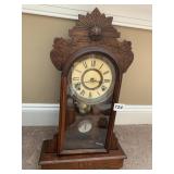 MANTLE CLOCK W/ PENDULUM AND KEY 1881