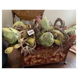ARTICHOKE IN TIN 2 PC. DAMAGED 20" W 14" H