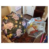 BLOOMING FLOWERS AND SWATCH UMBRELLA