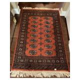 PAKISTAN HAND KNOTTED RUG 42.5 X 71"