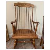 NICHOLS AND STONE STENCILED ROCKER