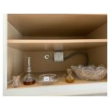 TOOTHPICK HOLDER, BELL, WINE COASTER, PRESSED