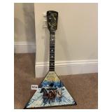 RUSSIAN HAND PAINTED STRING INSTRUMENT W/ HAND
