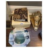 PHOTO ALBUM, WALL SHELF AND PLATE