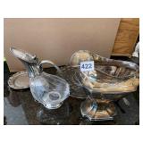 ESPN CHIPPENDALE WATER PITCHER, POWDER BOX,