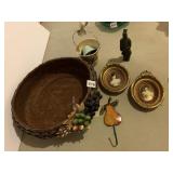 CAMEO CREATION PRINTS, BASKET, 5" ORIENTAL MAN,