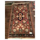 WOOL HAND KNOTTED 18" X 33" RUG