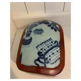 CHINA COAST ANTIQUE PORCELAIN TOP HAND PAINTED