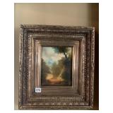 DELLA ROCCA SHADOW BOX FRAME MAN IN FOREST - 17.5