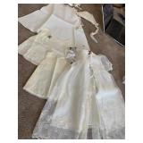 VINTAGE BABY DRESSES AND BOX