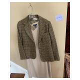 ANNE TAYLOR 8 DRESS, BERNARD SPORT WOOL JACKET,