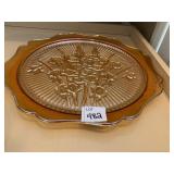 IRIS CARNIVAL PLATE 11.5"