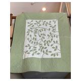 MACHINE MADE QUILT 52" X 52"