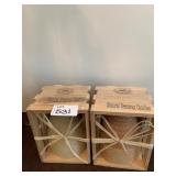NATURAL BEE WAX CANDLES IN CRATES
