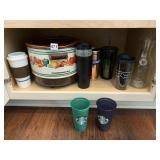 FARBER WARE CROCK POT NO LID TRAVEL MUGS SOME NEW