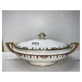 DOUBLE HANDLE SERVING BOWL, 18 CARAT GOLD