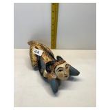 HAND PAINTED COMPOSITE WOMEN WITH COLORED GLASS