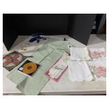 HAND STITCHED PILLOWCASES, VINTAGE GLOVES