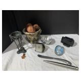 URN BASE, PLANTER, TRAVEL ALARM CLOCK