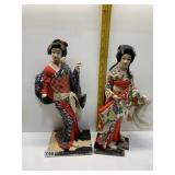 ORIENTAL DOLLS 14" H