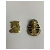 EGYPTIAN 1.75" L PIN/PENDANT MARKED E. PEARL &