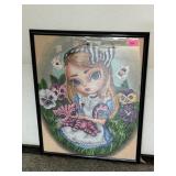 22X28 ALICE IN WONDERLAND DIAMOND ART PAINTING IN