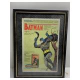 FRAMED COVER OF BATMAN AURORA SUPER BOY POSTER