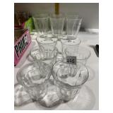 DURALEX FRANCE GLASSES 2 SIZES ALL TO GO TOTAL 26
