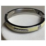 STERLING BRACELET W/ FIGURAL HEAD ACCENTS