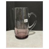 AMETHYST TO CLEAR WATER PITCHER