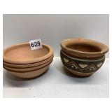 POTTERY SMALL PLANTERS