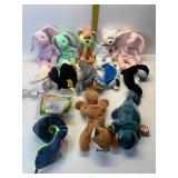 GROUP OF TY BEANIE BABIES WITH TAGS
