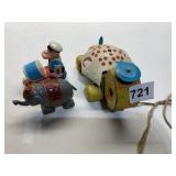 PULL TURTLE, WALKING TOYS