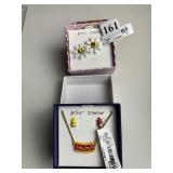 BETSY JOHNSON RHINESTONE HOTDOG W/ KETCHUP AND