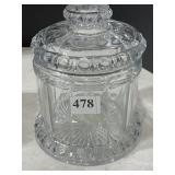 IMPERIAL TOBACCO JAR, CUBE CUT