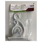 STURDY 6" CURVED HOOK SET OF 2