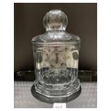 HEISEY COVERED BISCUIT JAR
