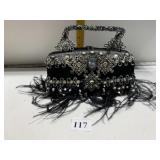 PURSE MARY FRANCES 8" W X 3.5" H X 3.5" D, BEADED