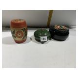 ENAMELED TRINKET BOXES