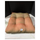 2 PILLOWS, GREEN & ORANGE