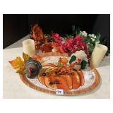FALL DECORATIONS & SPRING FLOWERS, LED CANDLES