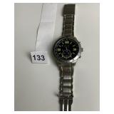 STAINLESS STEEL BAND WATCH W/ TACHYMETER FMDM0132