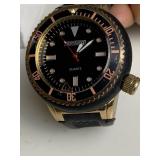 HENNESSEY WATCH HT5601- 1.75" FACE - BLACK BAND