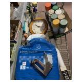 SPRAY PAINTS, STAPLER, L BRIEFS